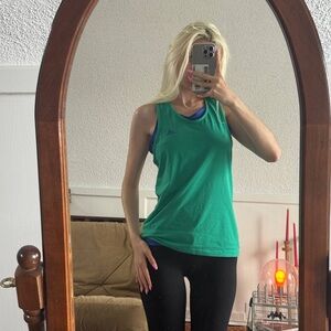 Green Sleeveless Top Adidas
